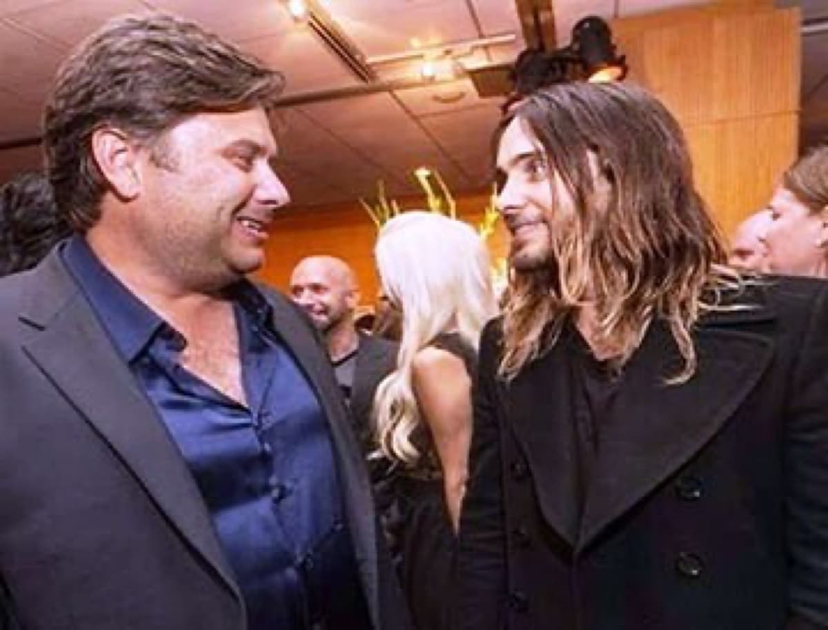 With Jared Leto